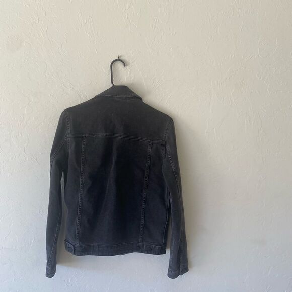 Asos Men black denim ash wash jean jacket - Picture 8 of 8